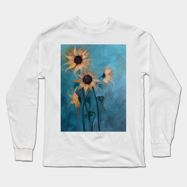 sunflowers Long Sleeve T-Shirt by momo1